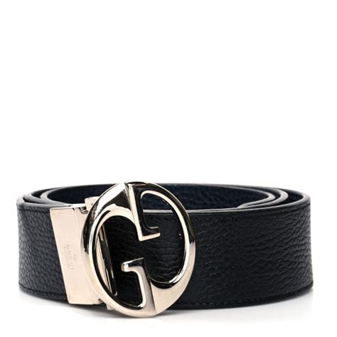 GUCCI Calfskin 1973 Belt 95 38 Black 